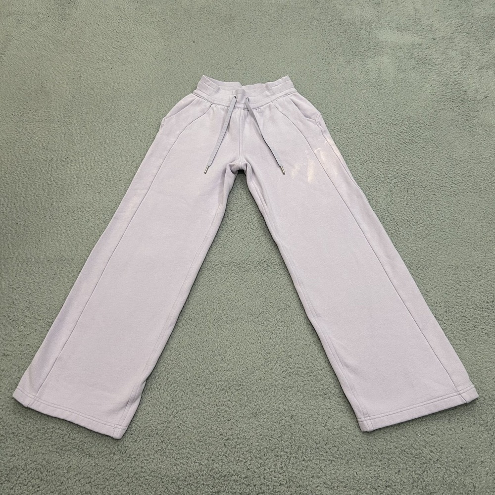 Lululemon Pants Womens 3XS XXXS Purple Scuba Mid Rise Wide Leg Sweats LW5GT6S